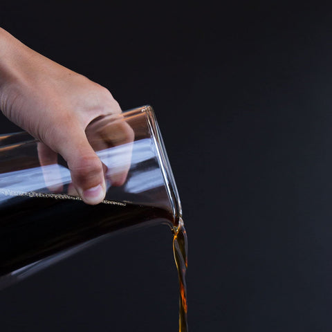 Fellow Stagg in-use with pour-over dripper demonstrating brewing convenience