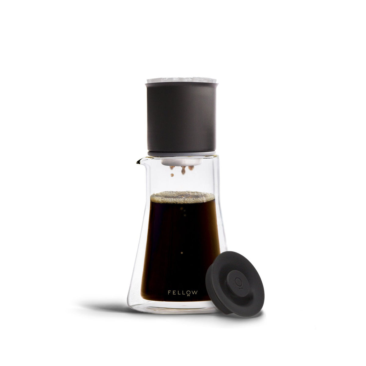 Fellow Stagg front packaging showing complete plastic-free pour-over kit benefit