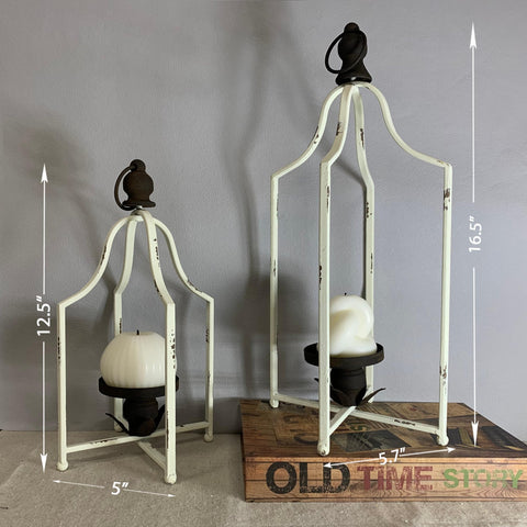 Fenisam lanterns used as wedding centerpiece offering elegant rustic charm