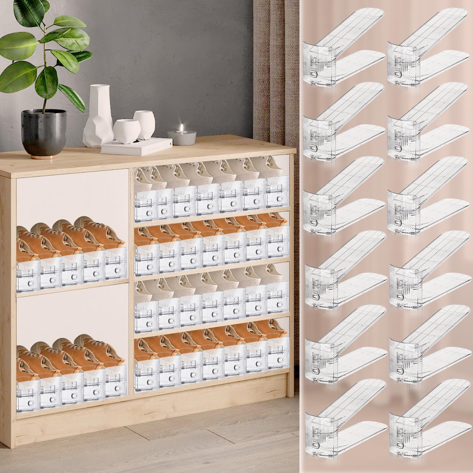FENRUNXU lifestyle entryway setup illustrating neat, visible organization