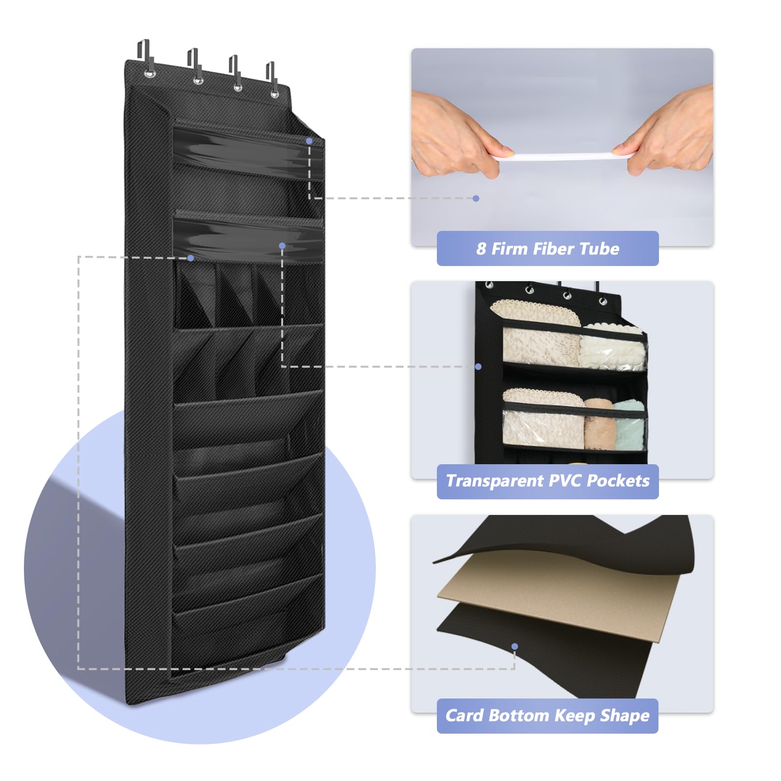FENTEC pocket depth demo with boot illustrating secure deep storage