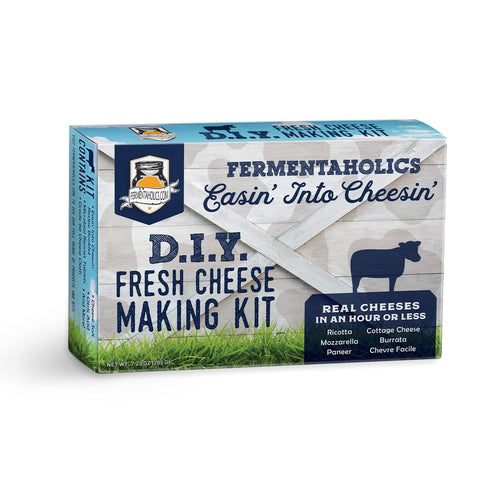 Fermentaholics kit packaging showing complete beginner set and convenience