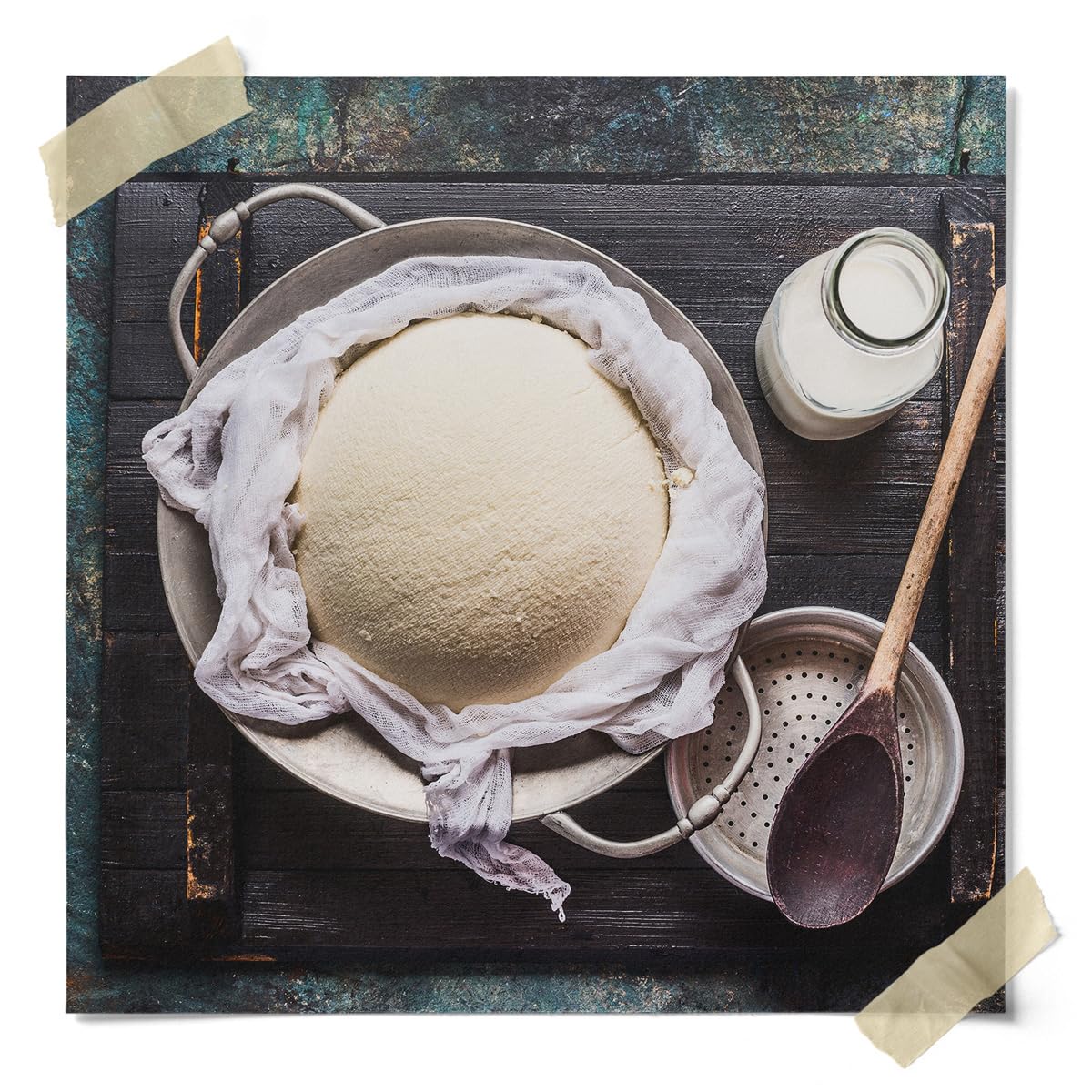 Fermentaholics bowl of fresh ricotta highlighting creamy homemade result