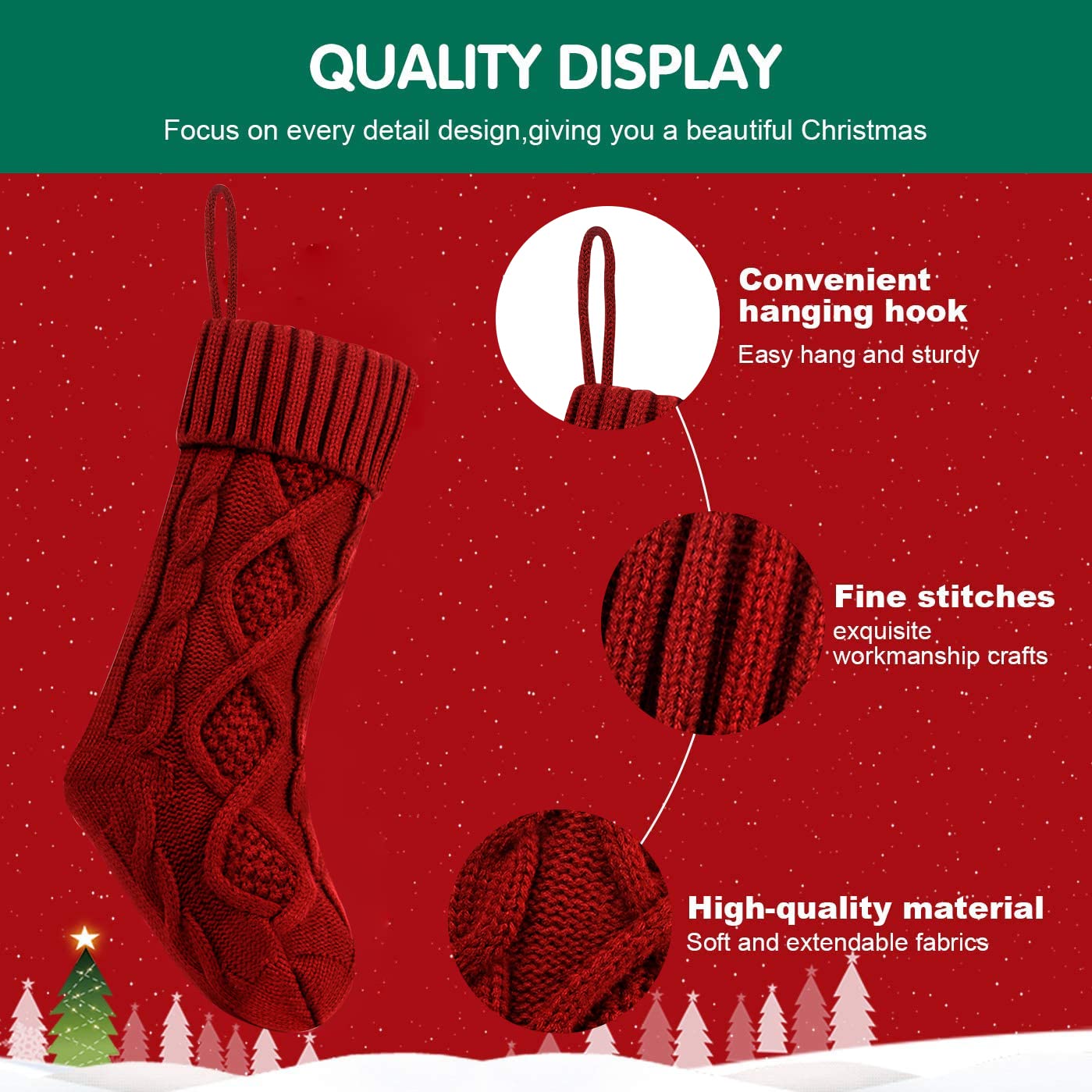 Fesciory stocking stuffed with gifts demonstrating capacity use