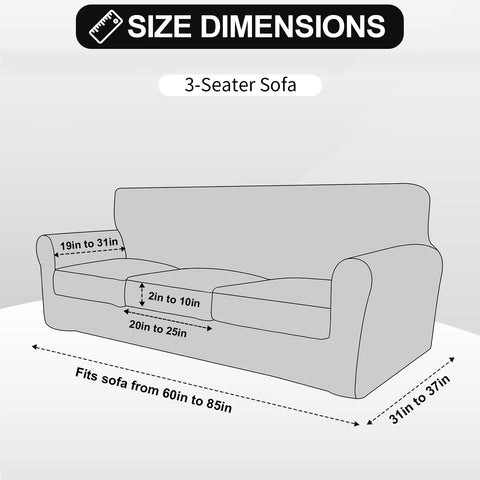 FestiCorp size and fit comparison showing recommended 60–85 inch range
