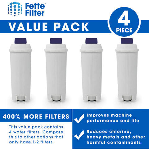 Fette Filter close-up showing filter media granules for improved taste