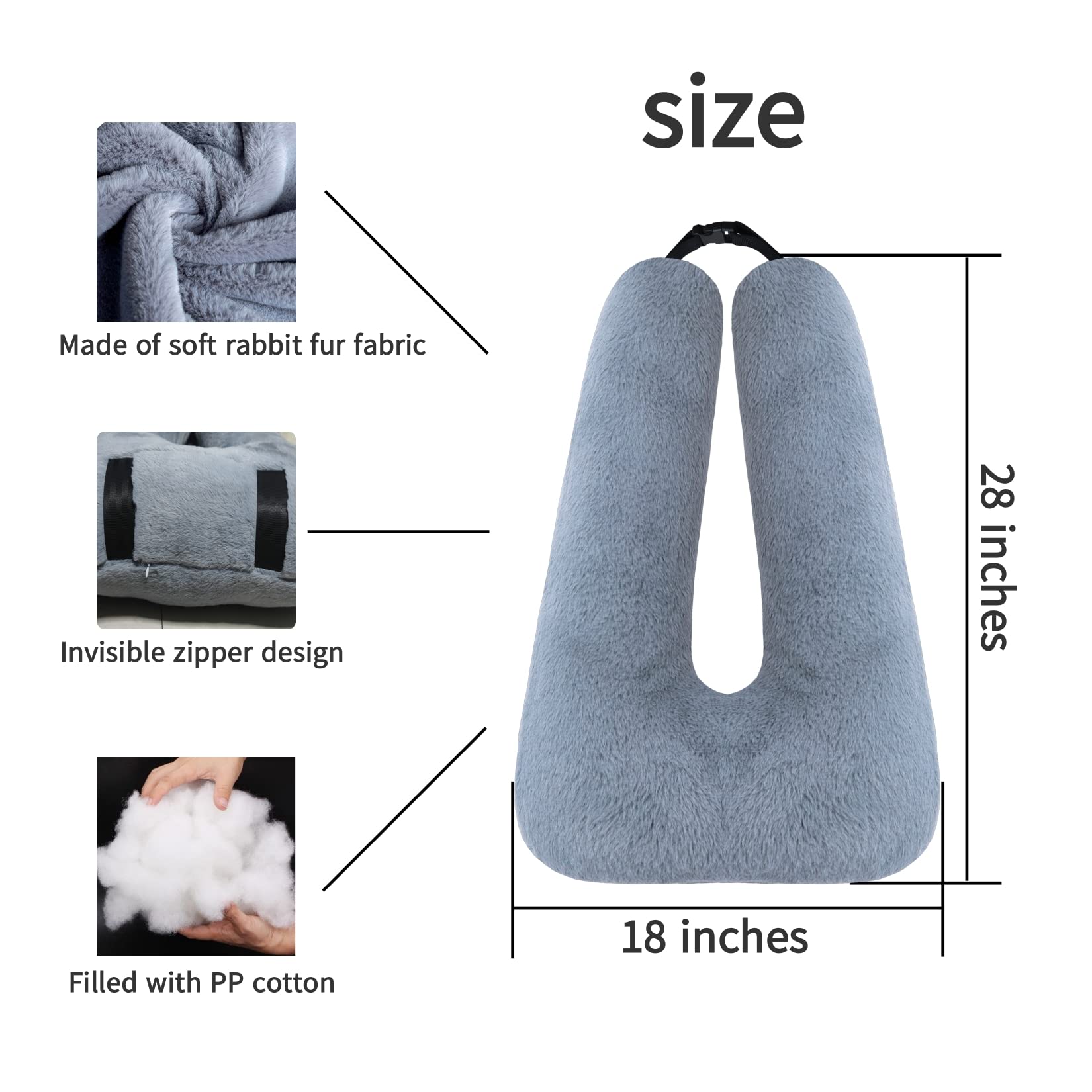 FHSGGP side profile demonstrating U-shaped support that stabilizes a head