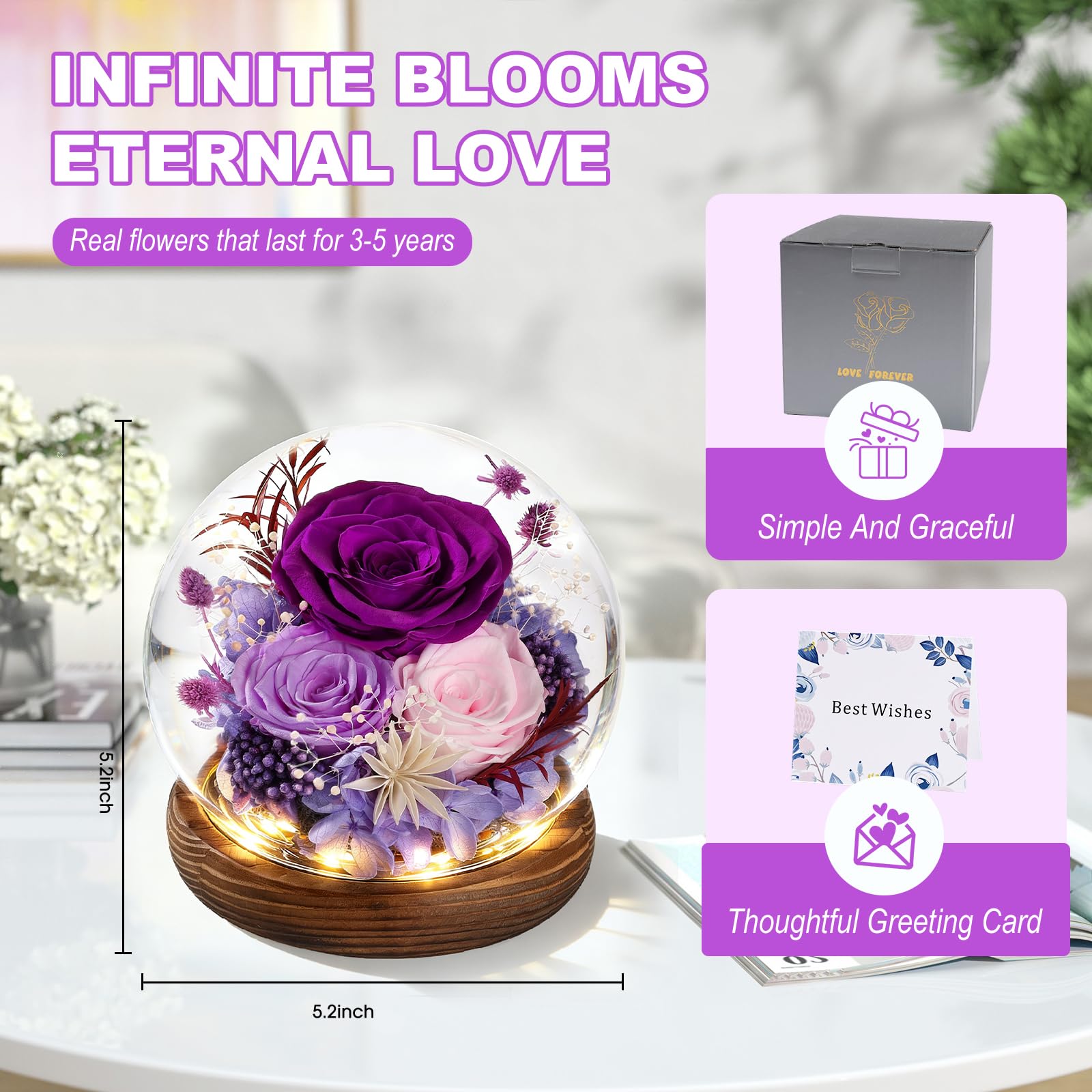 FIACO in a bedroom lifestyle setting showing romantic accent and decor enhancement benefit