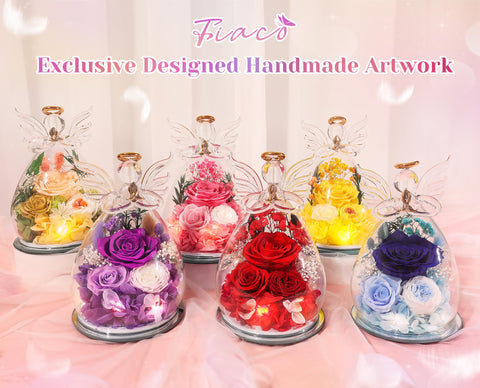 FIACO angel displayed on a mantel showing decorative impact and keepsake value