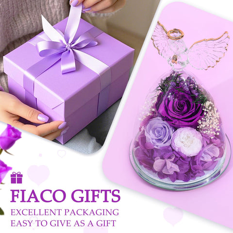 FIACO preserved rose petal texture showing natural-looking softness