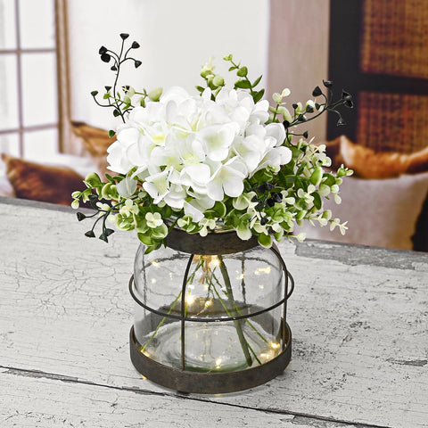 FIAHOSEY on dining table styled centerpiece adding farmhouse charm