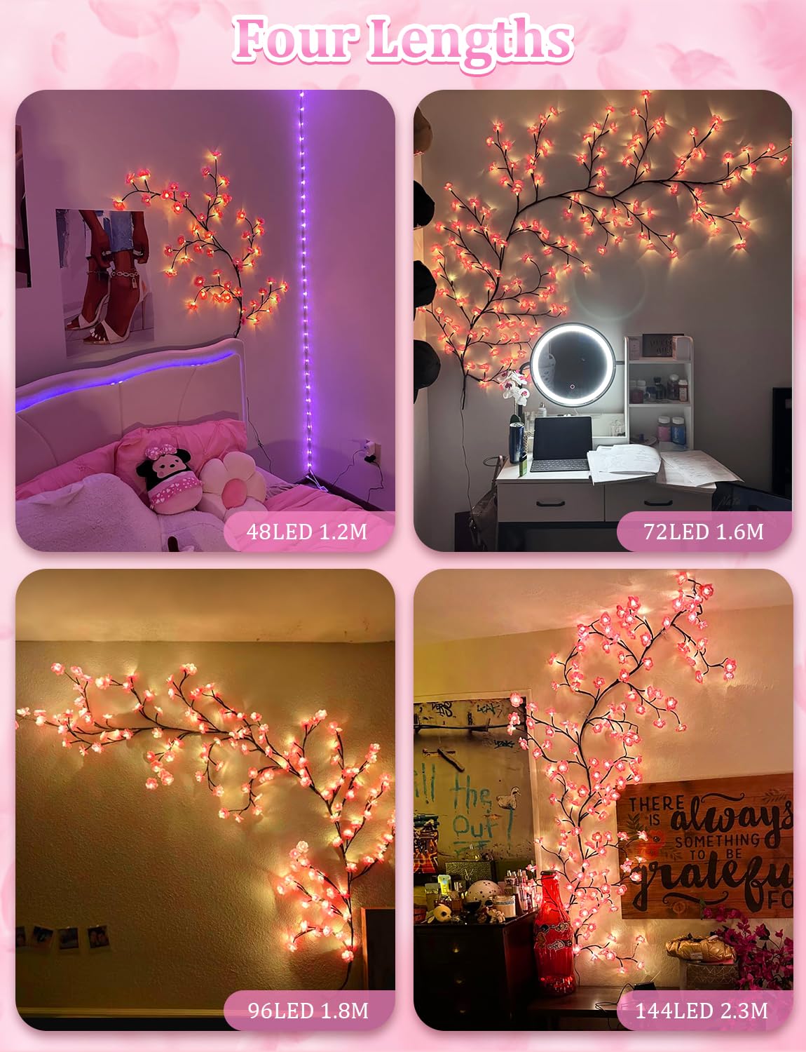 FIALAME mounted above bed demonstrating gentle lighting that enhances bedroom atmosphere