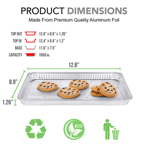 Fig & Leaf close-up of flat bottom surface for even baking benefit