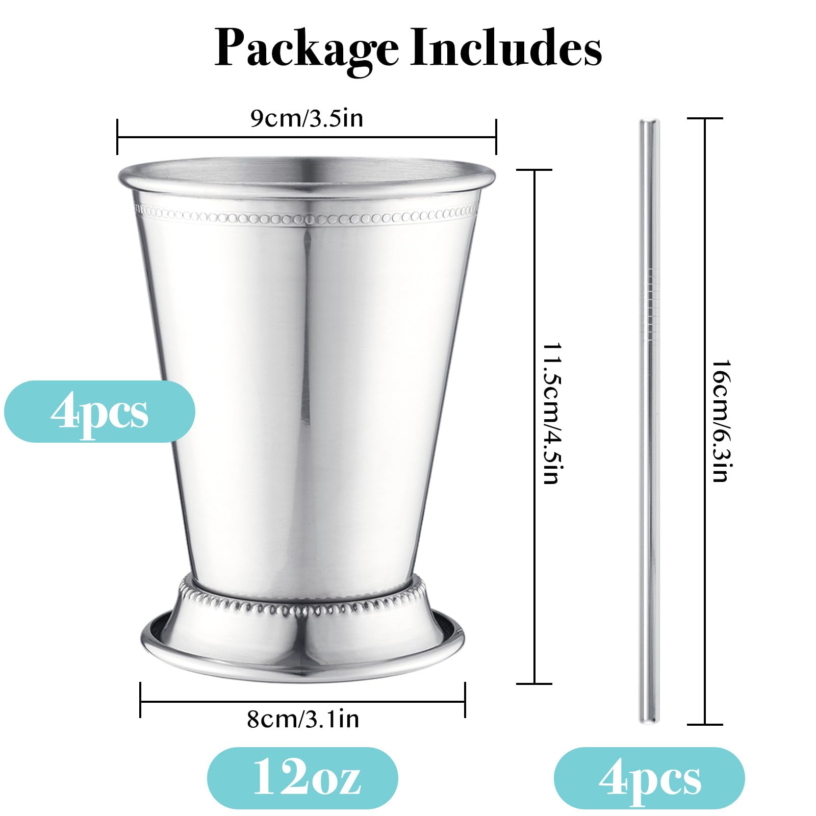 Fijinhom next to a standard glass for scale showing 12oz capacity clarity
