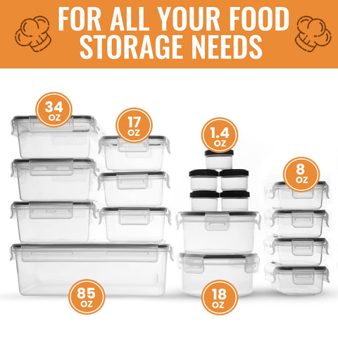 FILTA large rectangular container filled with salad for bulk storage
