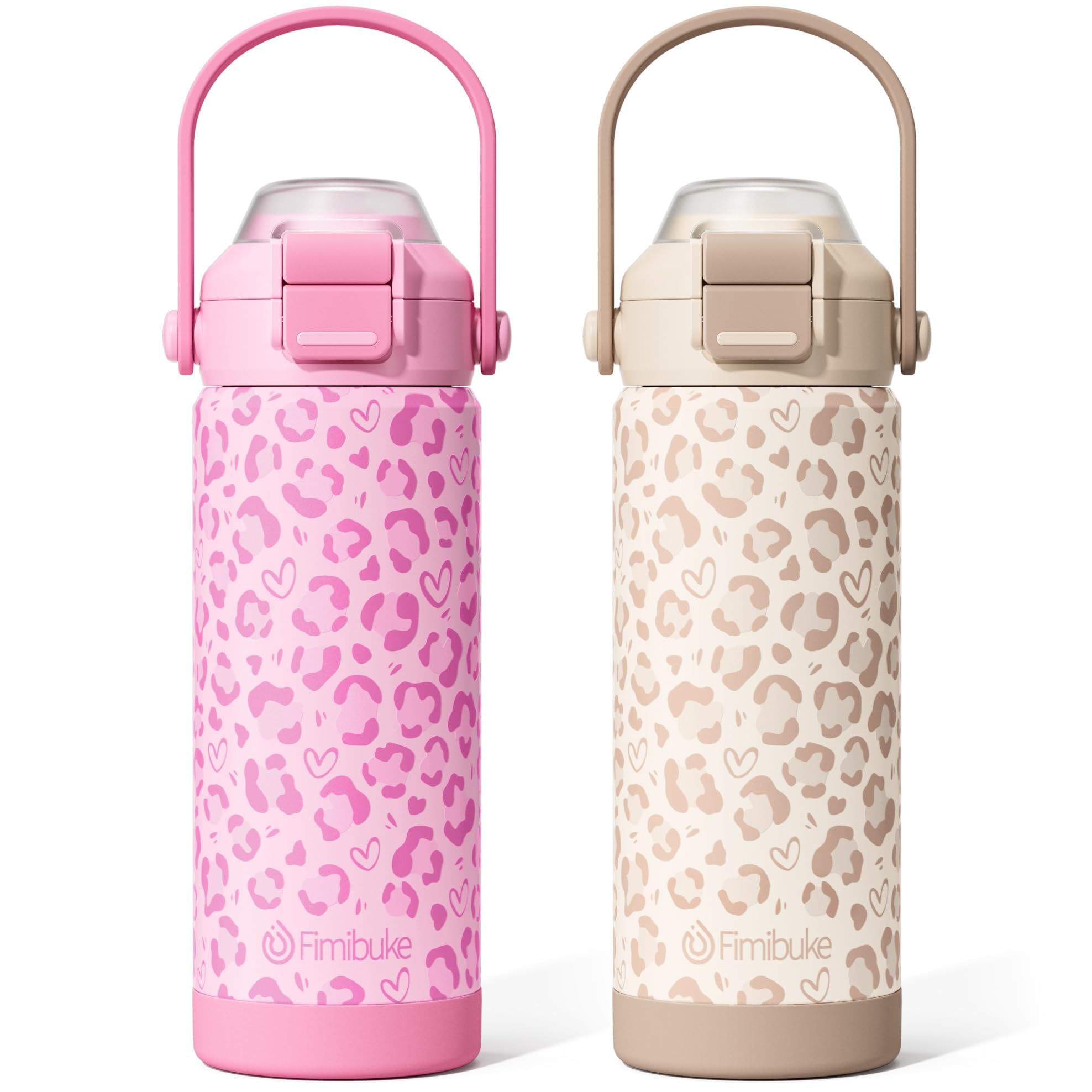 Fimibuke front view showing bottle design and kid-friendly graphics