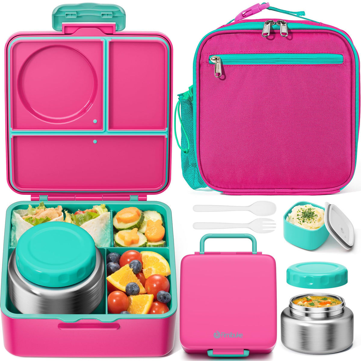Fimibuke front packaging showing complete bento set and benefits