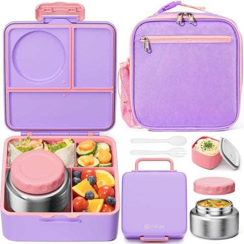 Fimibuke front view of full bento set and bag showing complete kit benefit