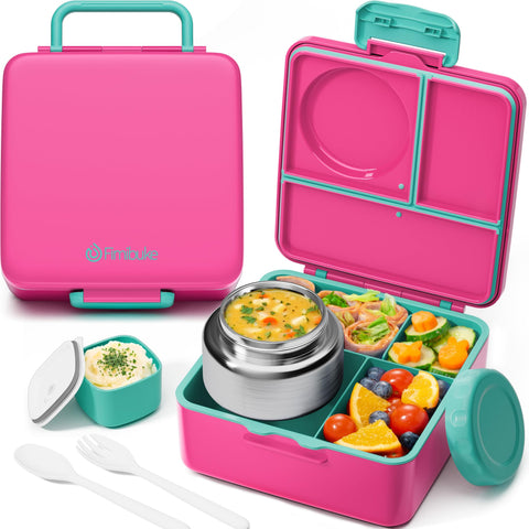 Fimibuke front view bento closed showing compact portability and secure handle
