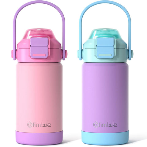 Fimibuke front view showing bottle design and easy-grip shape for kids