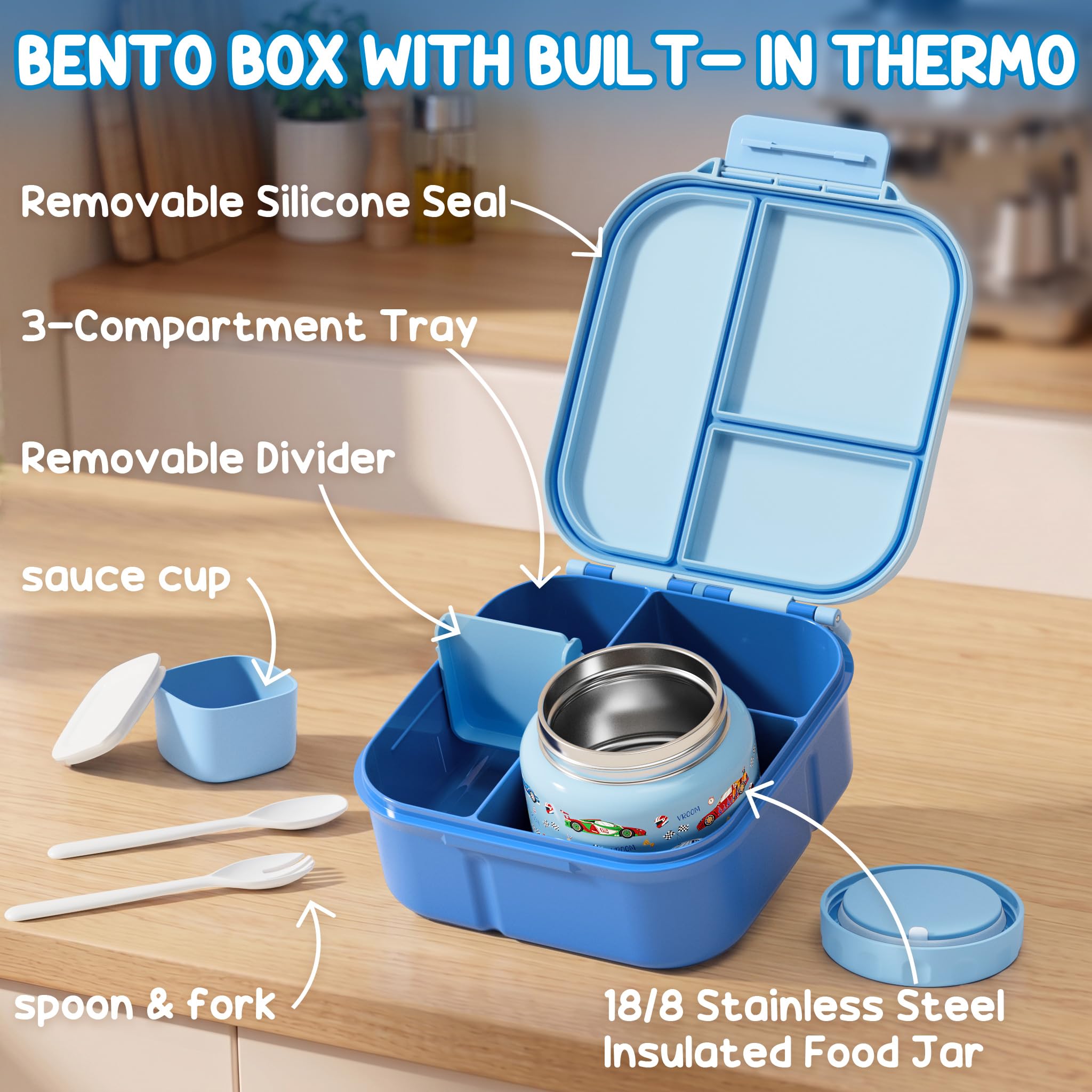 Fimibuke held by child-sized hand near backpack showing lightweight handle and easy carry
