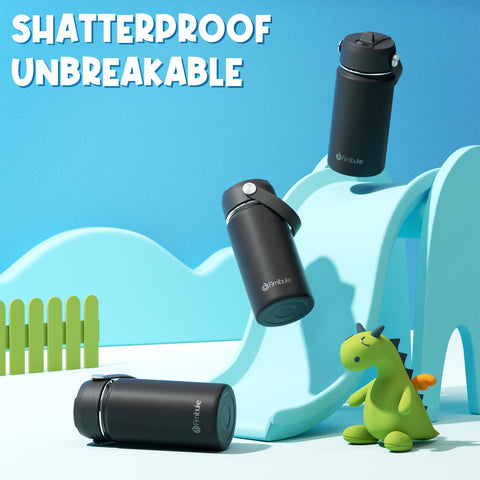 Fimibuke bottle inside a backpack illustrating travel convenience