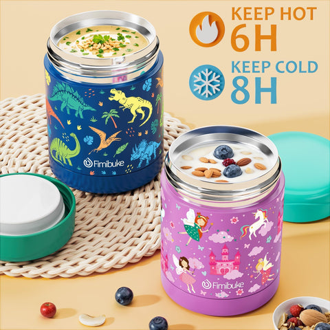 Fimibuke insulated lunch bag with ice pack displayed benefit: keeps food cool longer