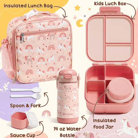 Fimibuke lifestyle photo of kids with set showing school-ready convenience and durability