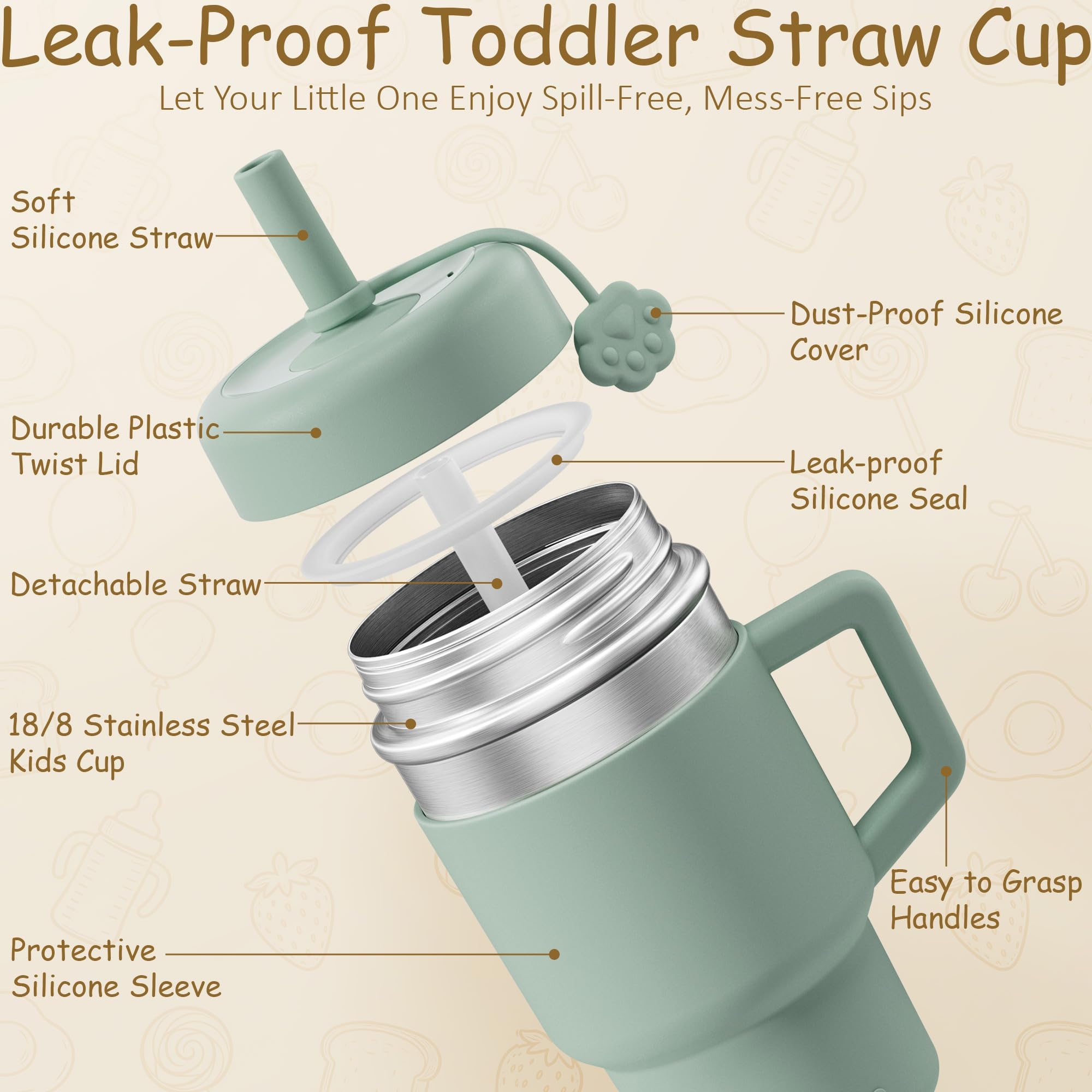 Fimibuke side shot highlighting easy‑grip handle sized for toddler hands