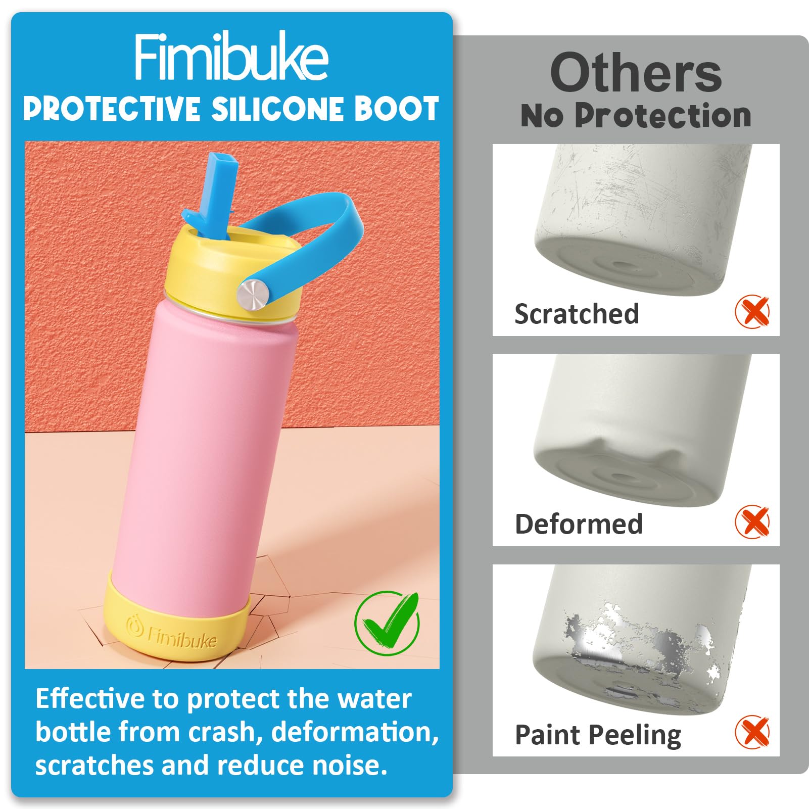 Fimibuke size comparison with hand demonstrating 18oz portability