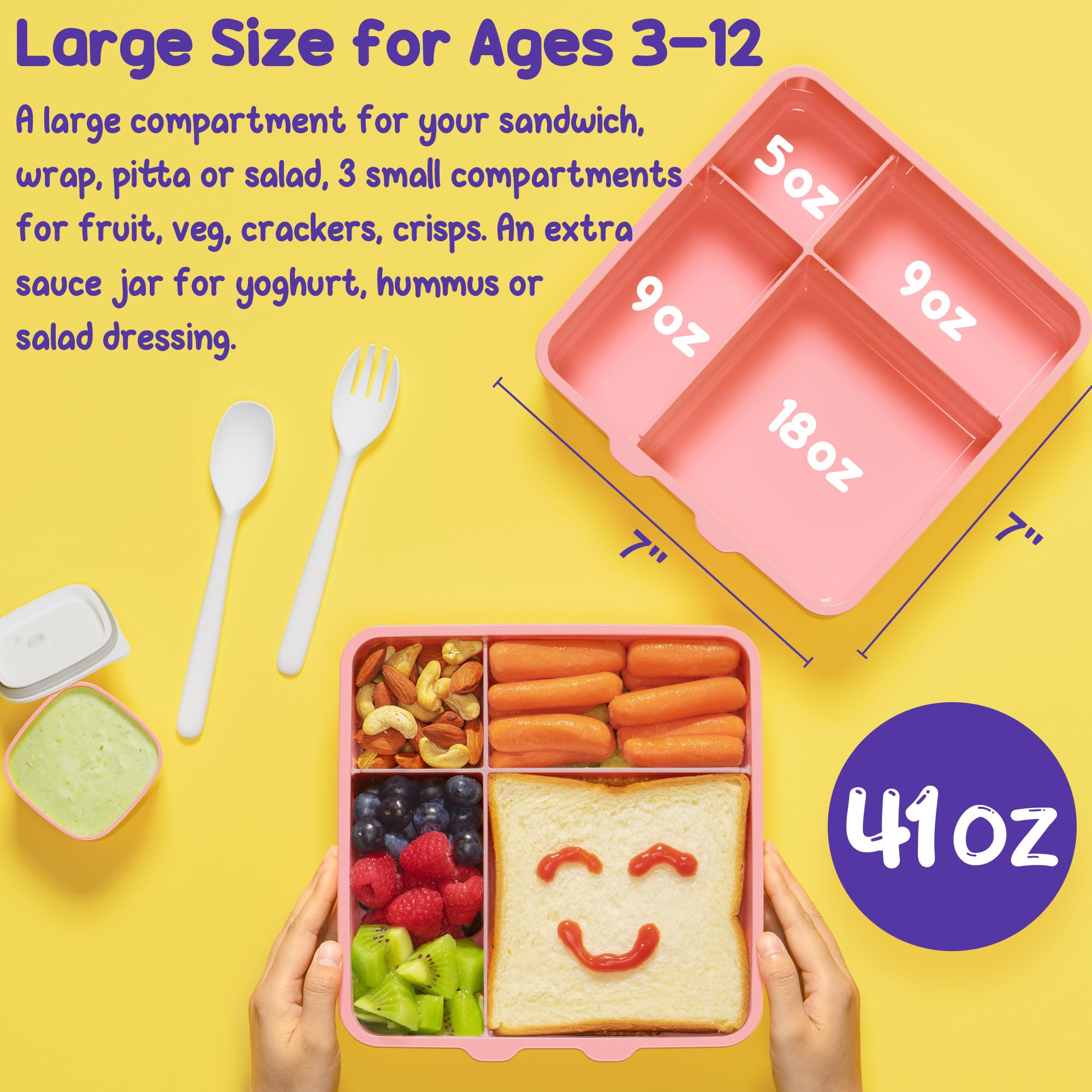 Fimibuke bento size comparison in a hand showing portable capacity