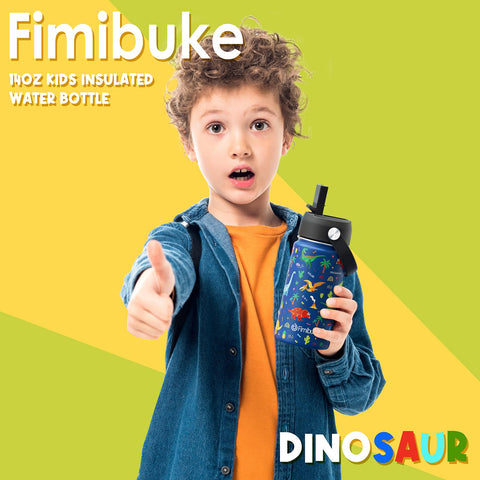Fimibuke wide mouth with ice cubes ready to refill and keep drinks cold
