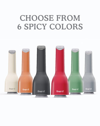 FinaMill on kitchen counter in lifestyle scene, highlighting everyday convenience