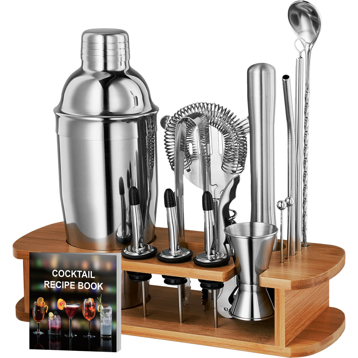 FineDine front view showing entire bartender kit for ready-to-use convenience