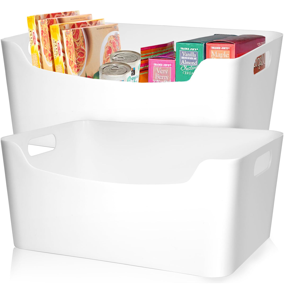 FINESSY front view showing bin set and tidy storage benefit