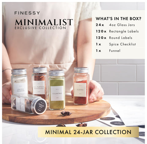 FINESSY metal shaker lid detail with pour option, ensures controlled seasoning