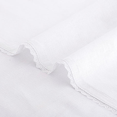 FINGERCRAFT mitered corner detail showing precise sewing and flat lay benefit