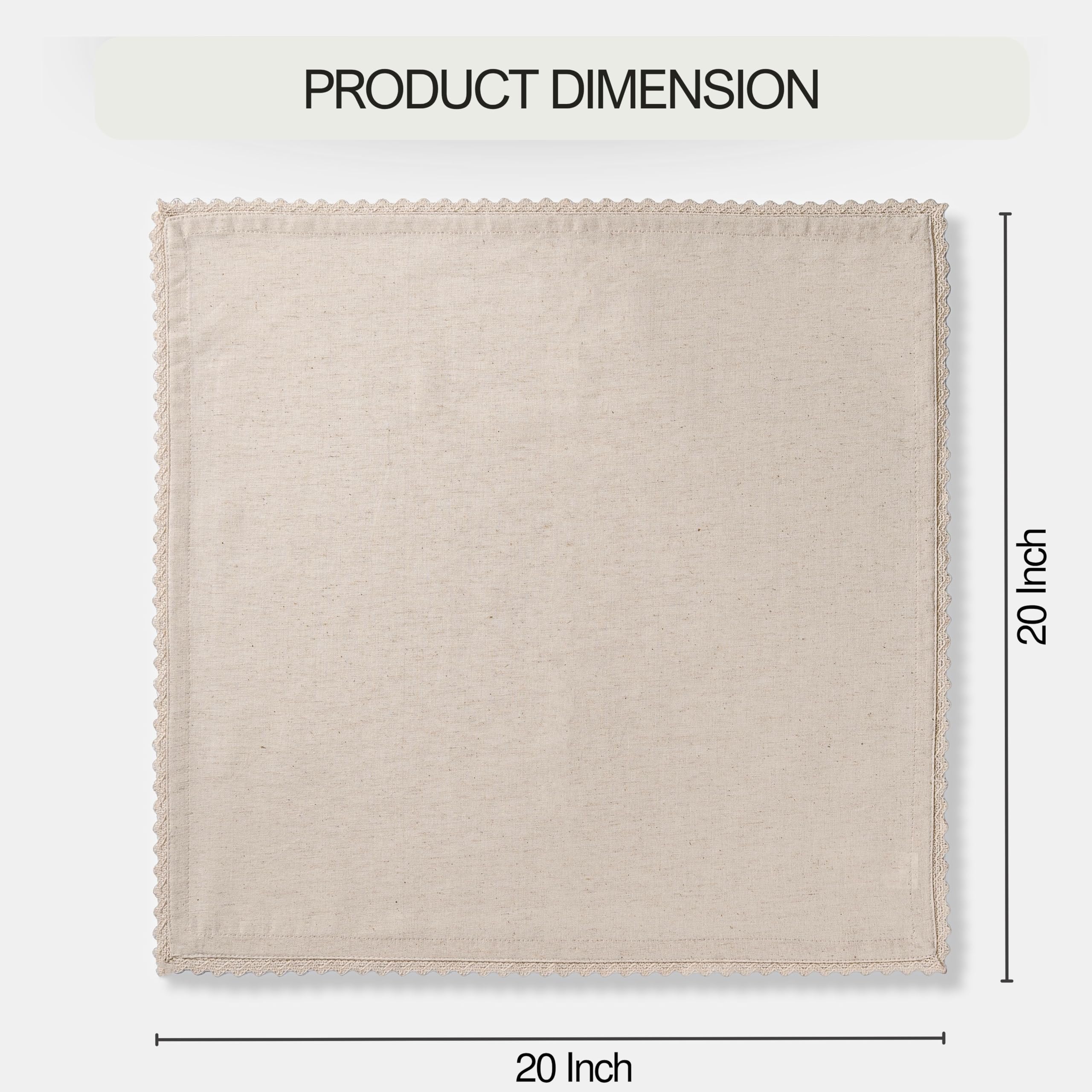 FINGERCRAFT stack of twelve napkins illustrating full-value set for gatherings