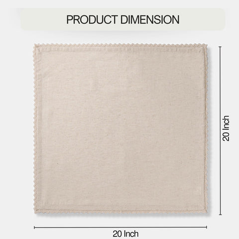 FINGERCRAFT stack of twelve napkins illustrating full-value set for gatherings