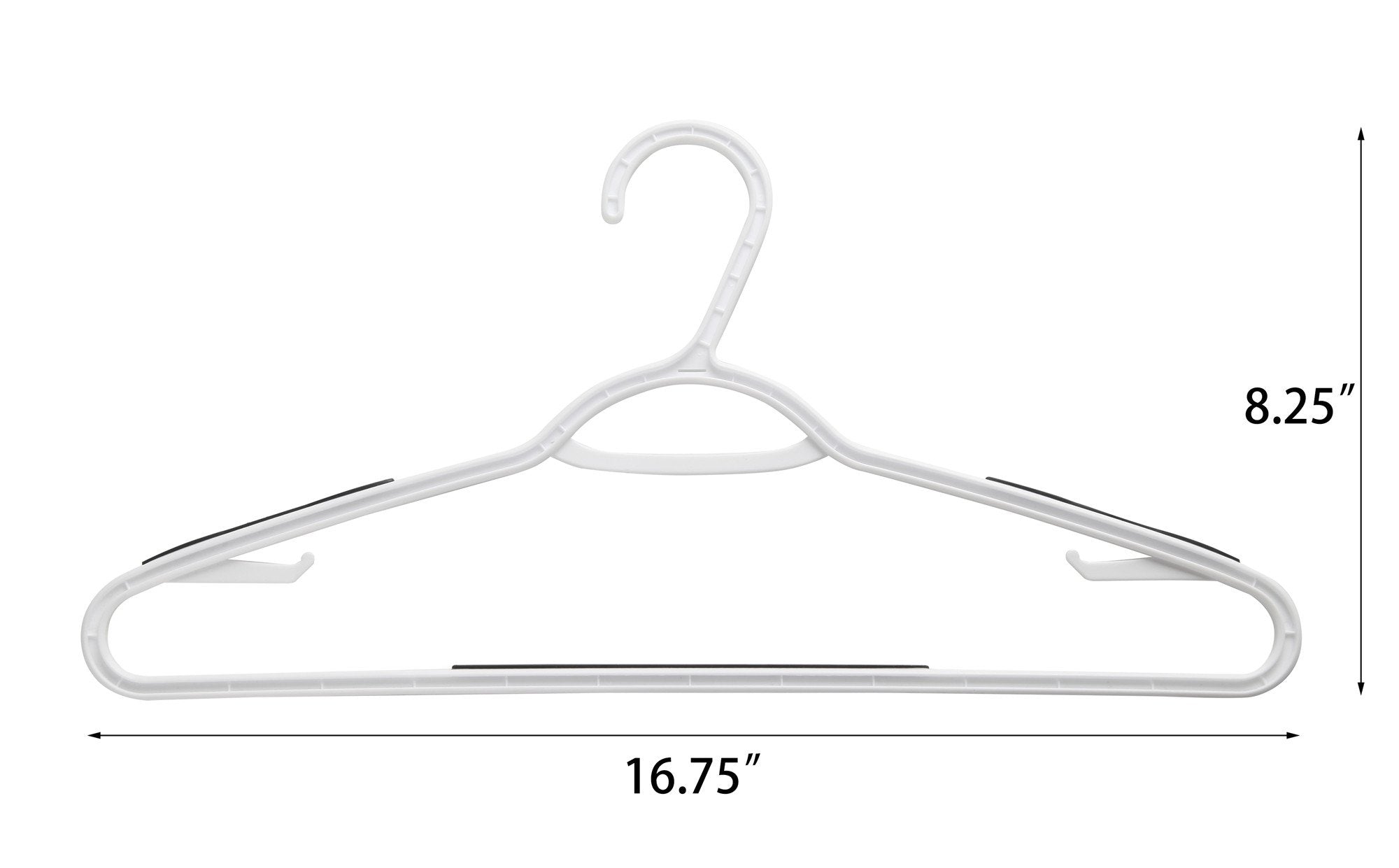 Finnhomy close-up of non-slip pads preventing garment slipping benefit
