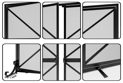Fire Beauty adjustable rear feet detail ensures stable placement on hearth