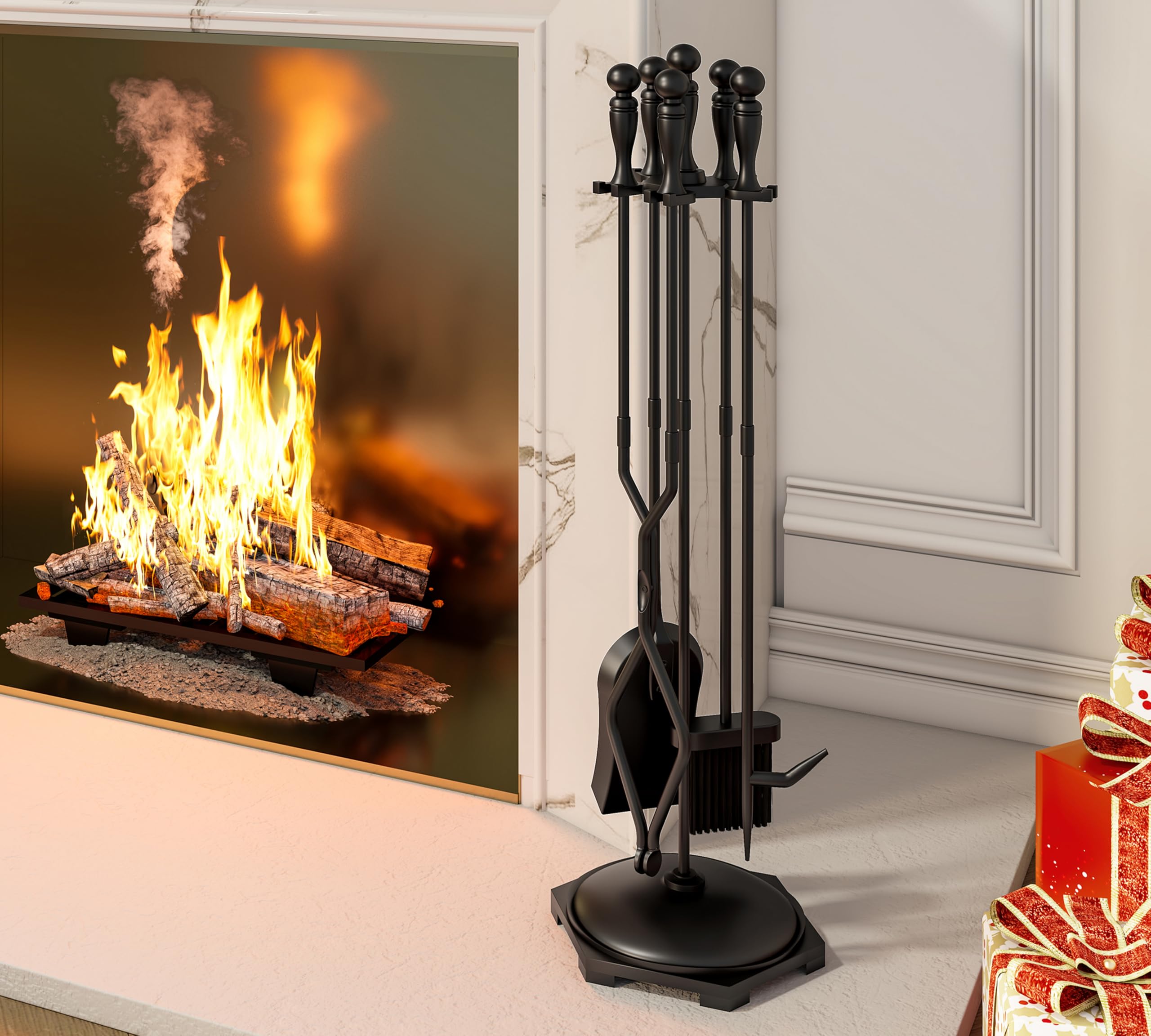 Fire Beauty disassembled tools compactly stored saving space