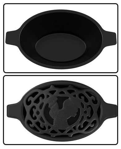 Fire Beauty placed on gas stove illustrating wide compatibility and discreet operation