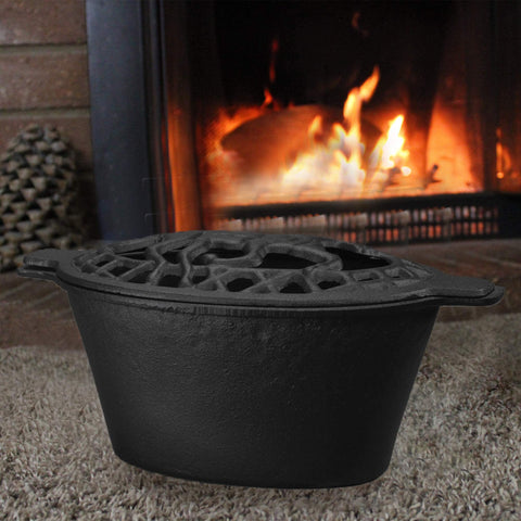 Fire Beauty size comparison beside a mug to show 2.2L capacity and household suitability