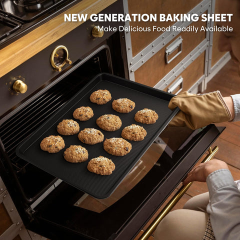 Fire More lifestyle sheet pan serving a family meal to show versatility and capacity