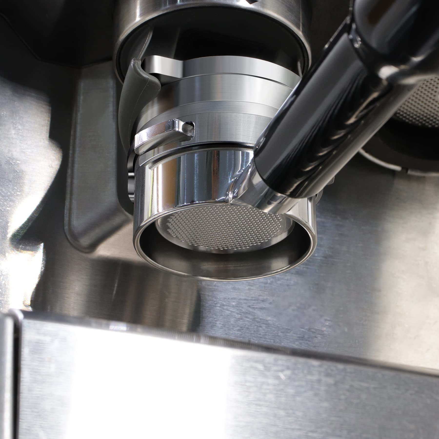 FIRJOY closeup of aluminum texture demonstrating durable food-grade material