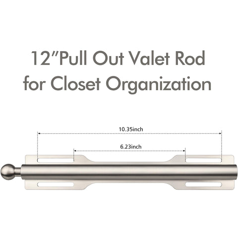 FIRJOY installed in closet demonstrating space-saving pull-out convenience benefit