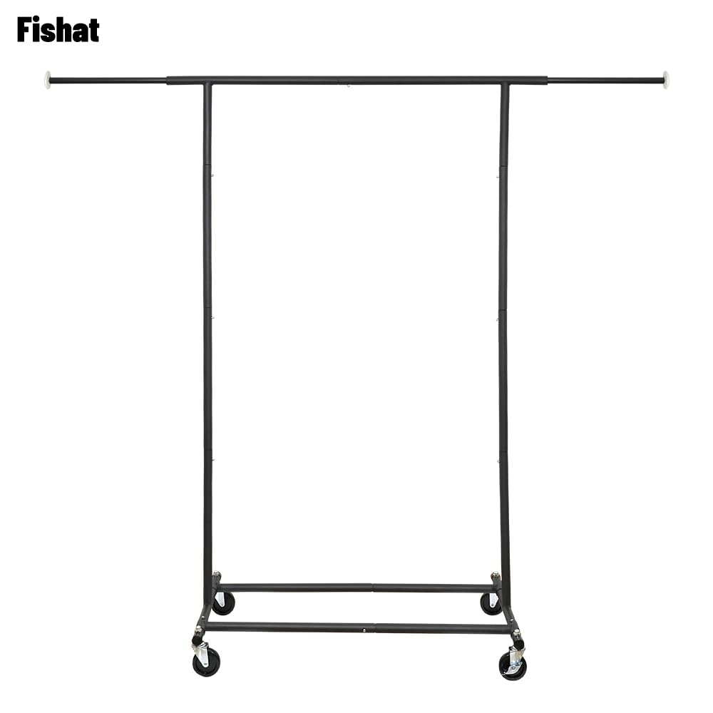 Fishat top extendable rod closeup showing adjustable length for more garments