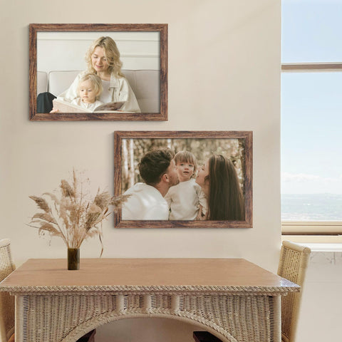 Fisnish frame next to A4 sheet showing scale and accurate 16x24 sizing