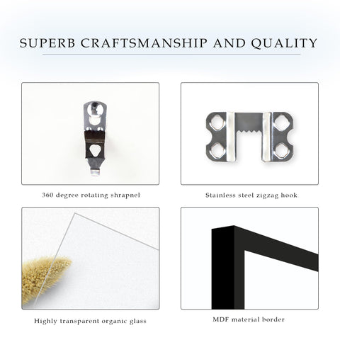 Fisnish frame beside ruler to show 22x28 scale and accurate sizing
